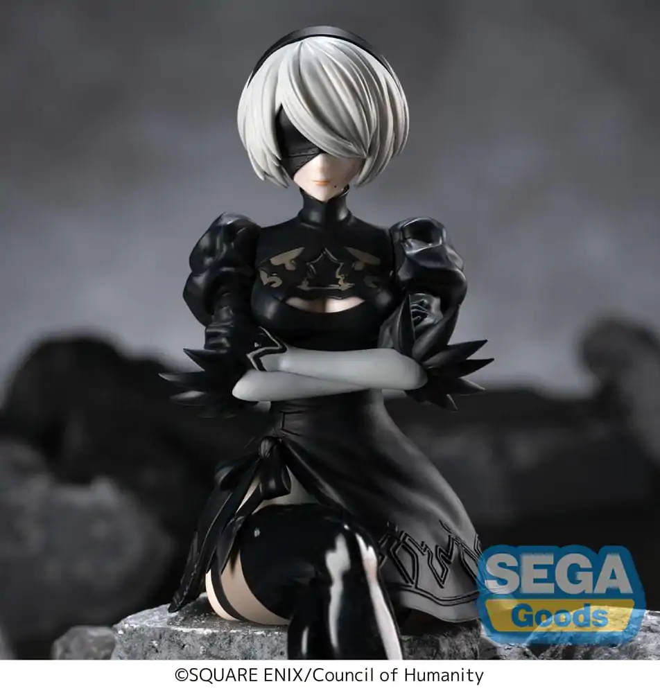 NieR:Automata Ver1.1a PM Sedící PVC soška 2B 13 cm fotografii produktu