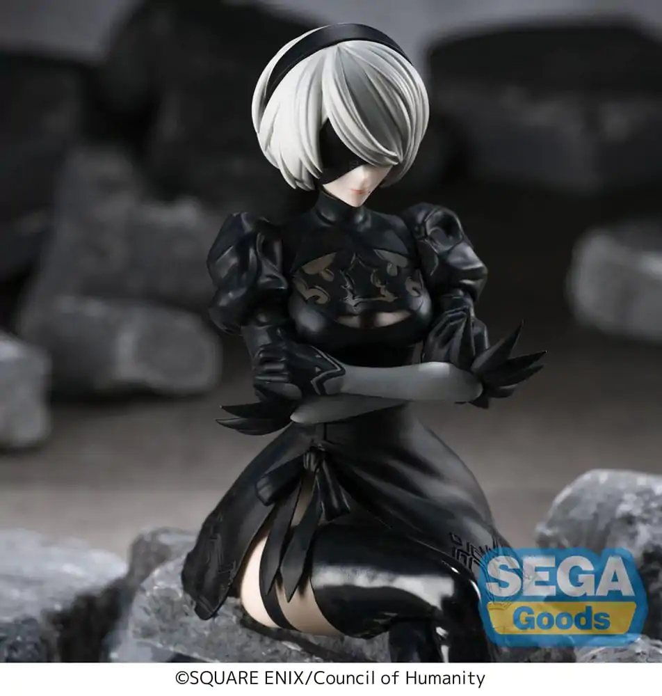 NieR:Automata Ver1.1a PM Sedící PVC soška 2B 13 cm fotografii produktu