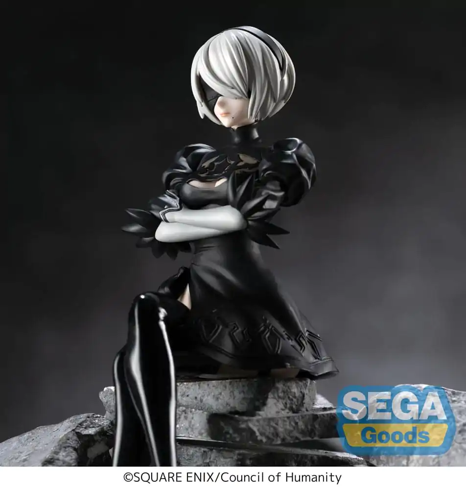 NieR:Automata Ver1.1a PM Sedící PVC soška 2B 13 cm fotografii produktu