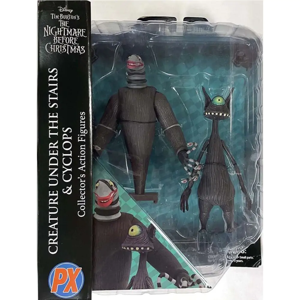 Nightmare before Christmas Akční figurky 2-Pack Creature under the Stairs & Cyclops 18 cm fotografii produktu