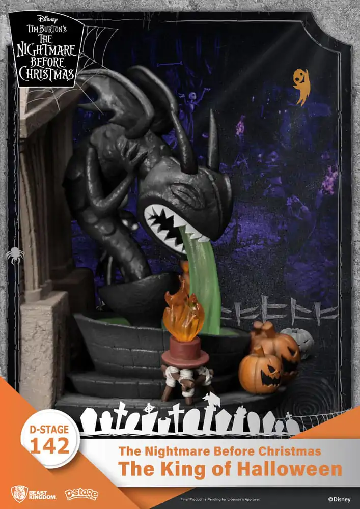 Nightmare before Christmas D-Stage PVC Diorama Král Halloweenu 15 cm fotografii produktu