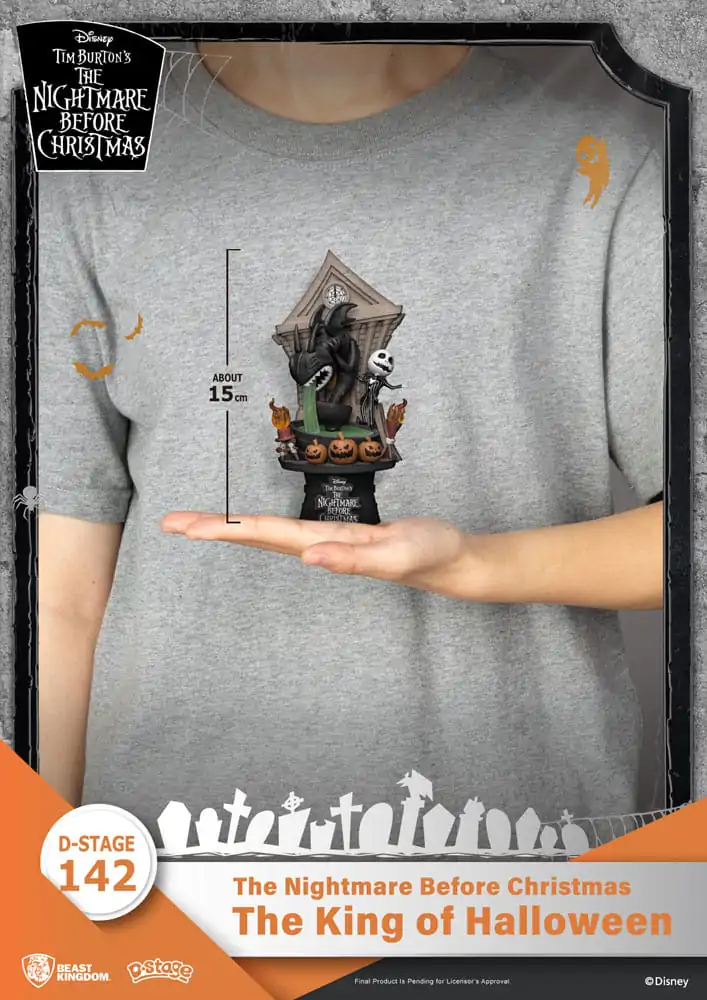 Nightmare before Christmas D-Stage PVC Diorama Král Halloweenu 15 cm fotografii produktu