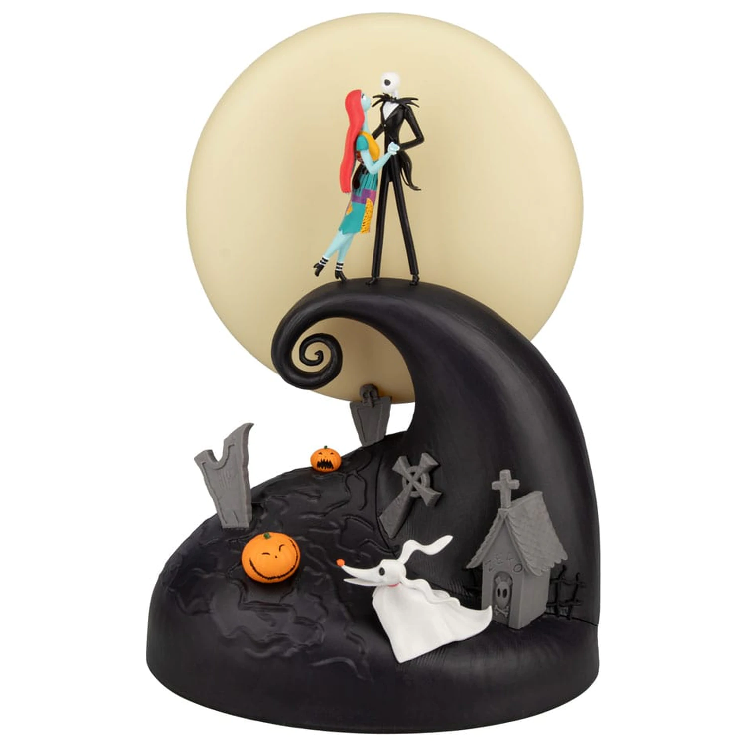 Nightmare before Christmas Diorama Světlo Jack & Sally fotografii produktu
