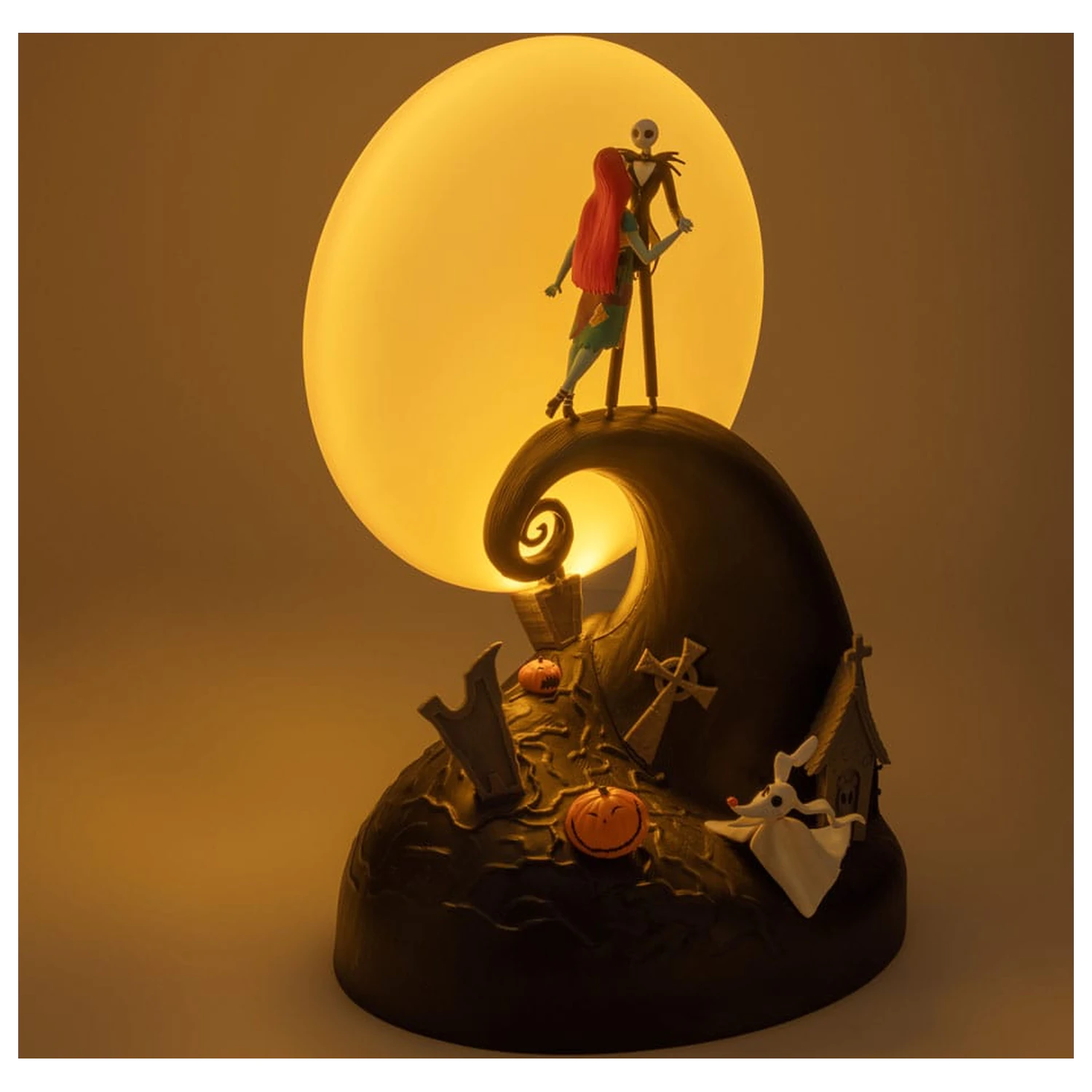 Nightmare before Christmas Diorama Světlo Jack & Sally fotografii produktu