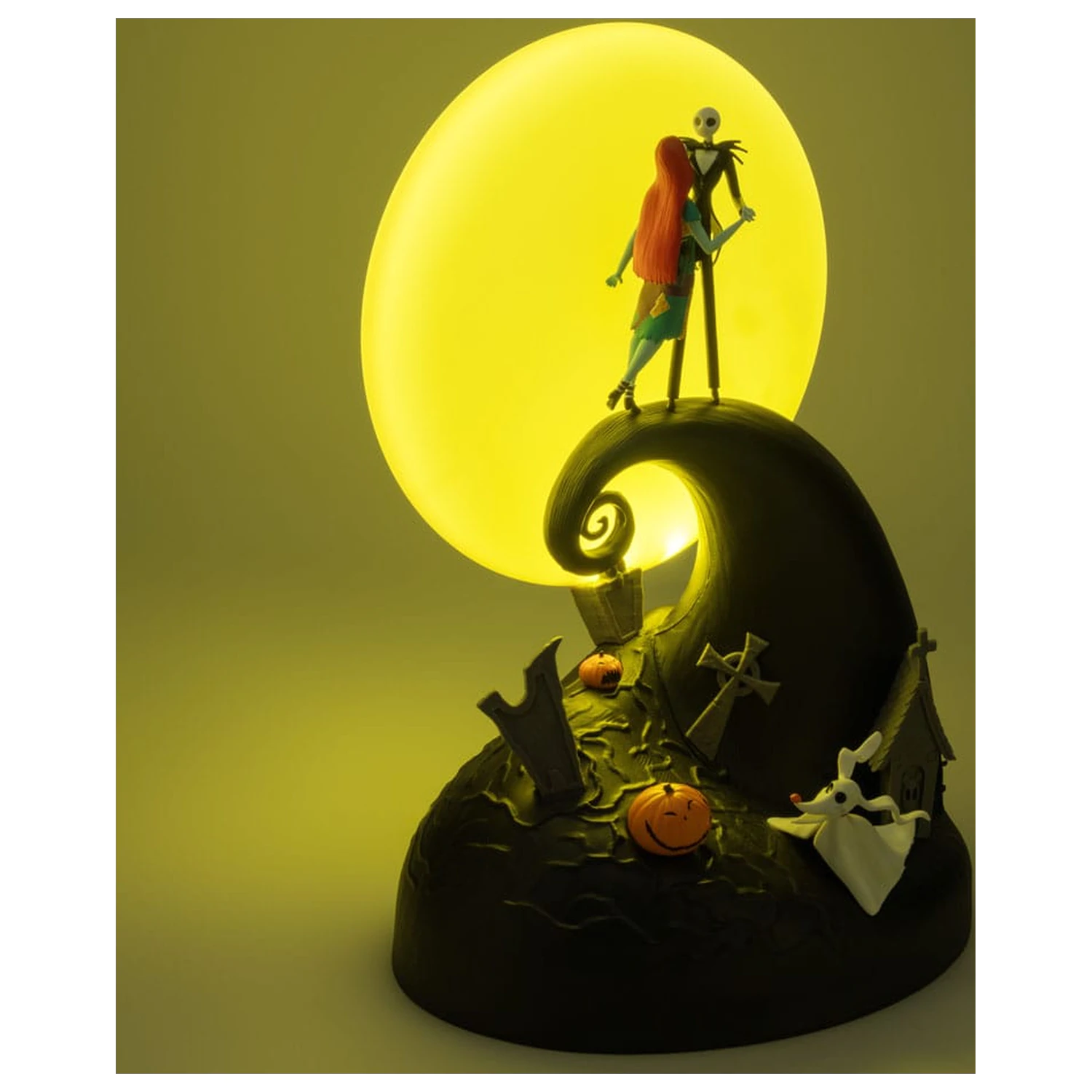 Nightmare before Christmas Diorama Světlo Jack & Sally fotografii produktu