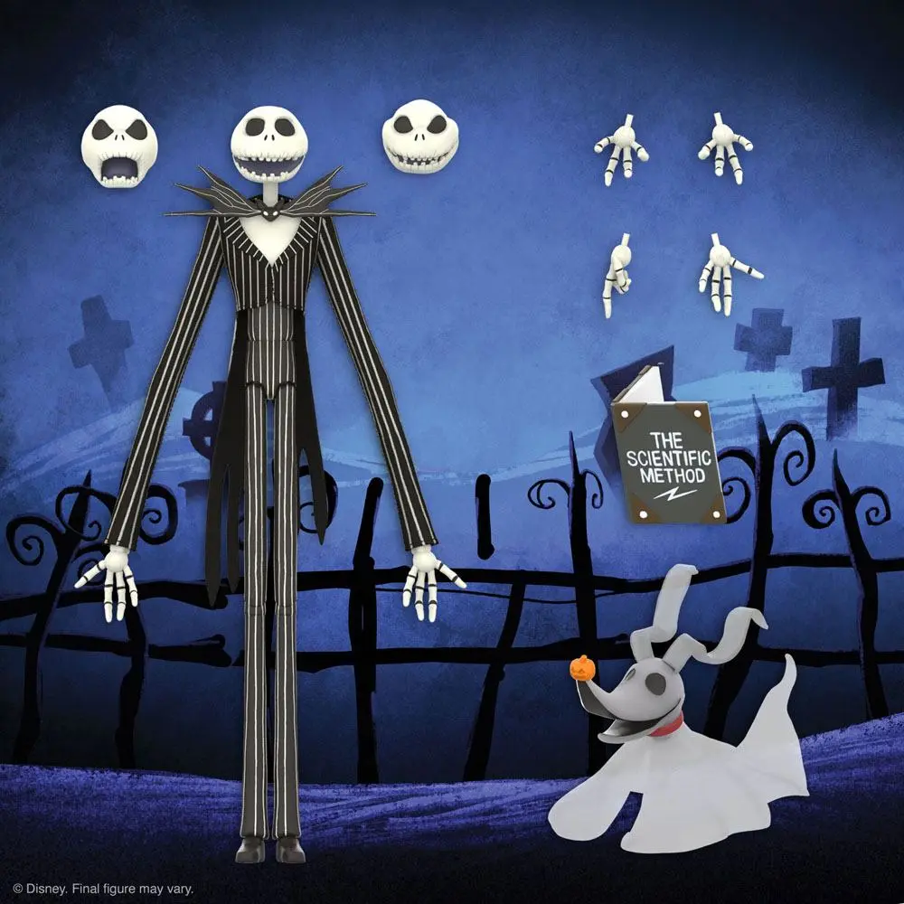 Nightmare Before Christmas Disney Ultimates akční figurka Jack Skellington 18 cm fotografii produktu