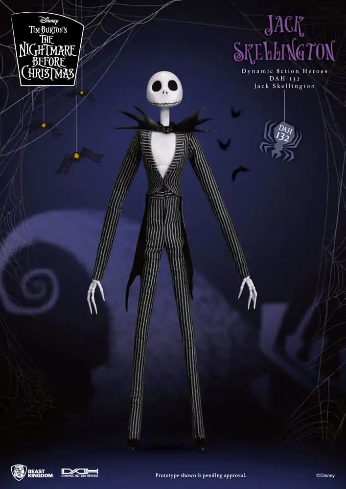 Nightmare before Christmas Dynamic 8ction Heroes akční figurka 1/9 Jack 21 cm fotografii produktu