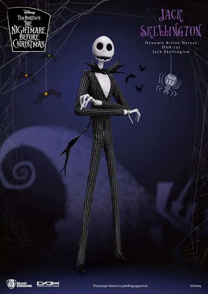 Nightmare before Christmas Dynamic 8ction Heroes akční figurka 1/9 Jack 21 cm fotografii produktu