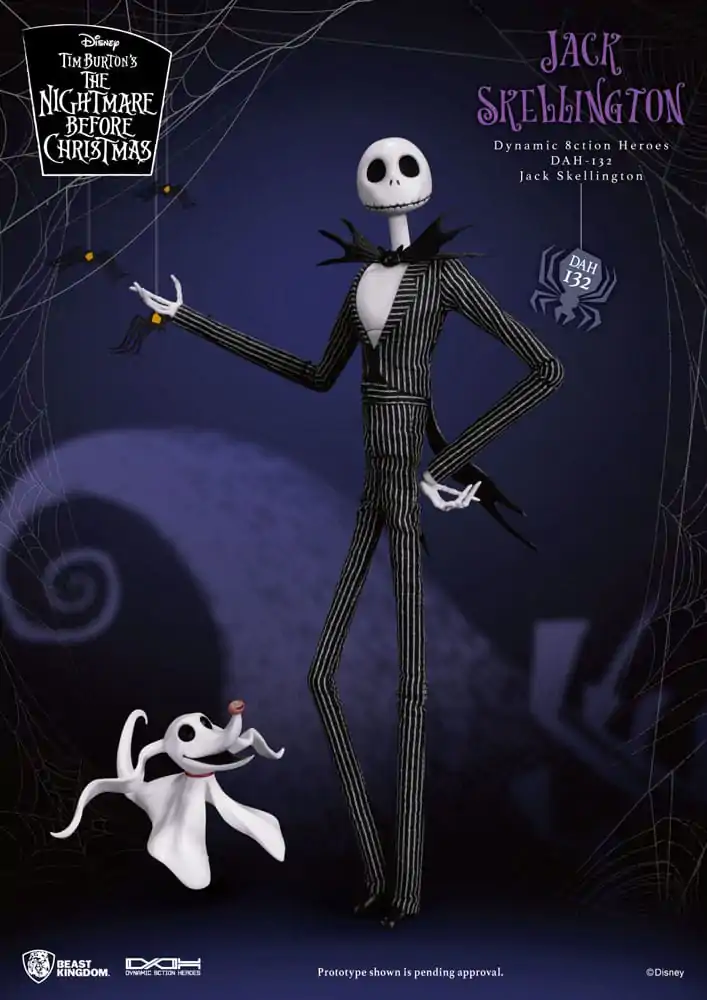 Nightmare before Christmas Dynamic 8ction Heroes akční figurka 1/9 Jack 21 cm fotografii produktu