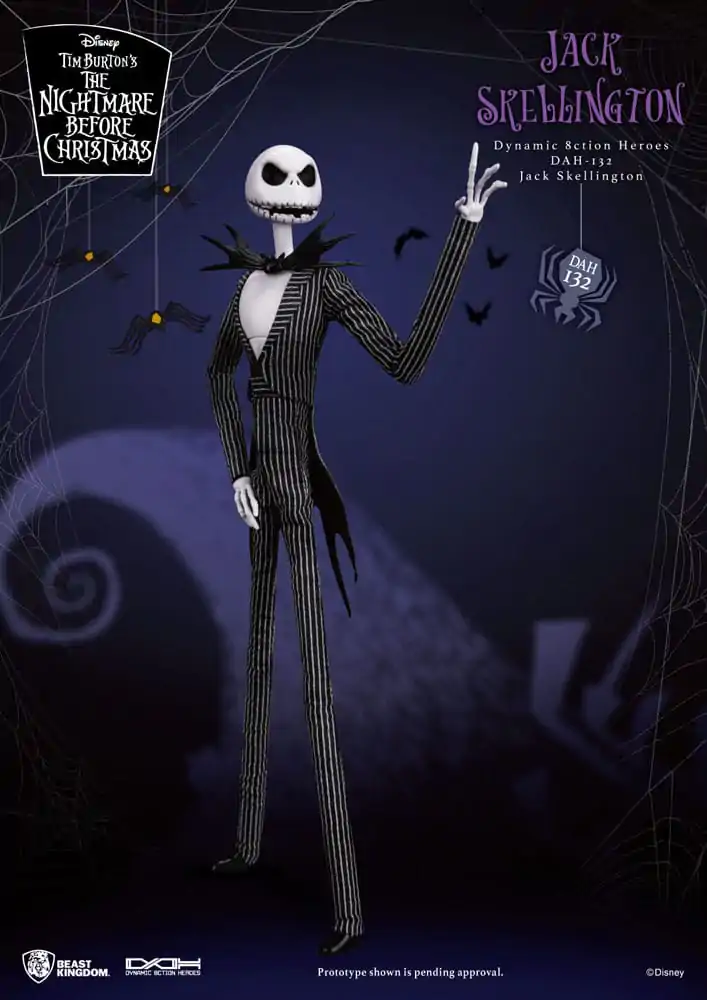 Nightmare before Christmas Dynamic 8ction Heroes akční figurka 1/9 Jack 21 cm fotografii produktu