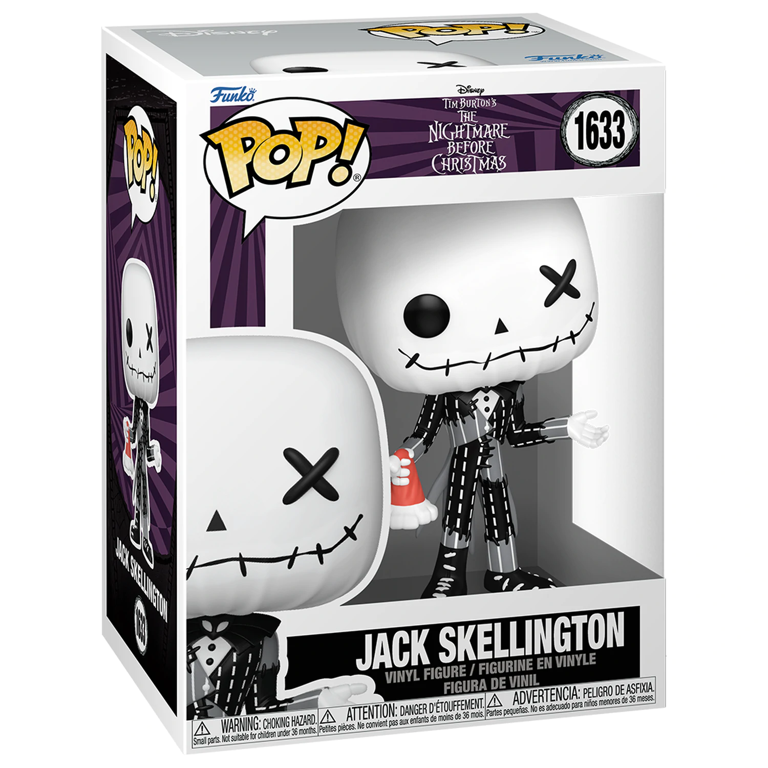 Nightmare Before Christmas Funko POP! Vinylová figurka Patchwork - Jack 9 cm fotografii produktu
