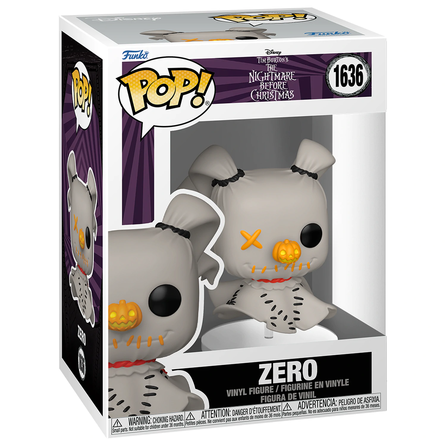 Nightmare Before Christmas Funko POP! Vinylová figurka Patchwork - Zero 9 cm fotografii produktu
