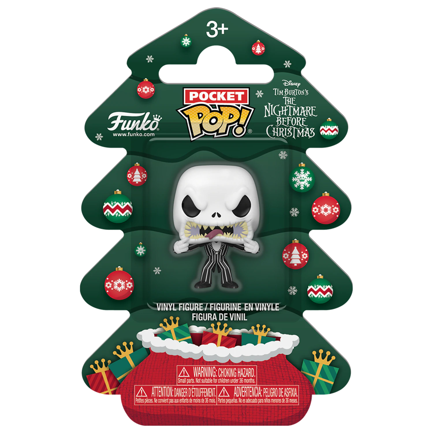 Nightmare before Christmas Holiday 2025 Pocket Funko POP! Vinylová figurka Jack Tree Holiday Box 4 cm fotografii produktu