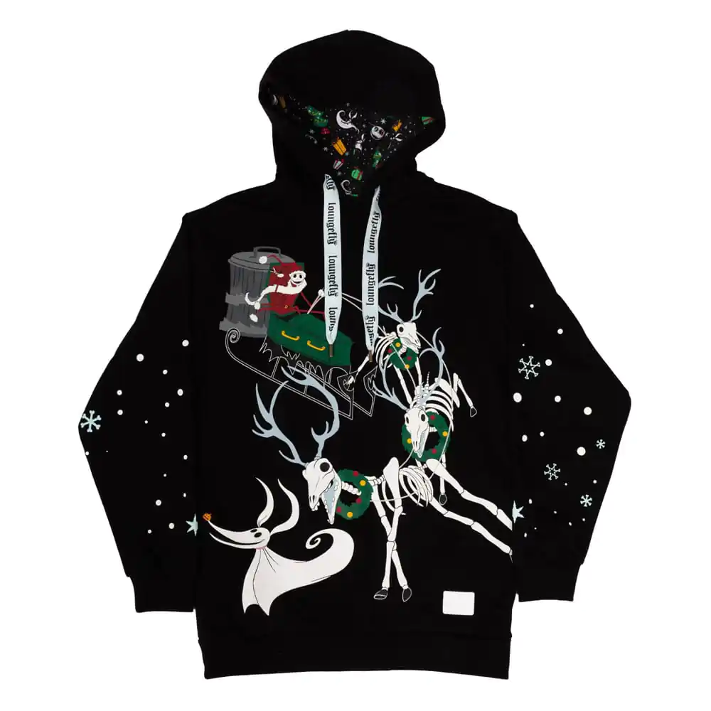 Nightmare Before Christmas by Loungefly mikina s kapucí Vánoční Město fotografii produktu