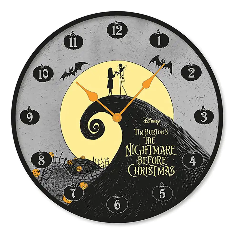 Nightmare Before Christmas Nástěnné Hodiny Jack & Sally fotografii produktu