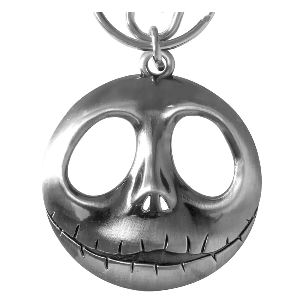 Nightmare before Christmas kovový přívěsek na klíče Jack Head s mašlí fotografii produktu