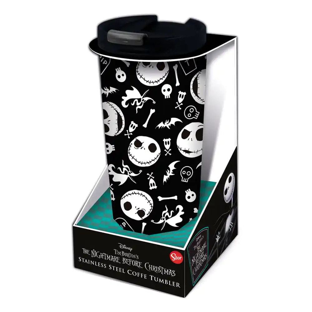 Nightmare before Christmas Stainless Steel tumbler Jack´s Face - nerezový termohrnek fotografii produktu