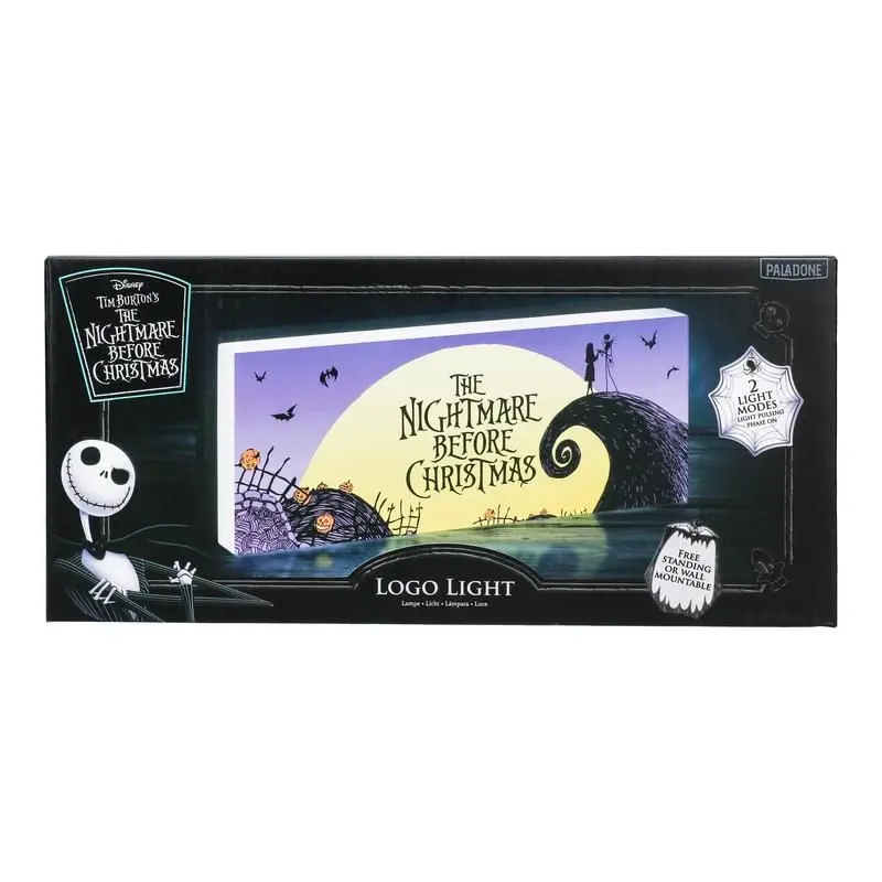 Nightmare Before Christmas Logo Světlo 30 cm fotografii produktu