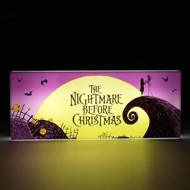 Nightmare Before Christmas Logo Světlo 30 cm fotografii produktu