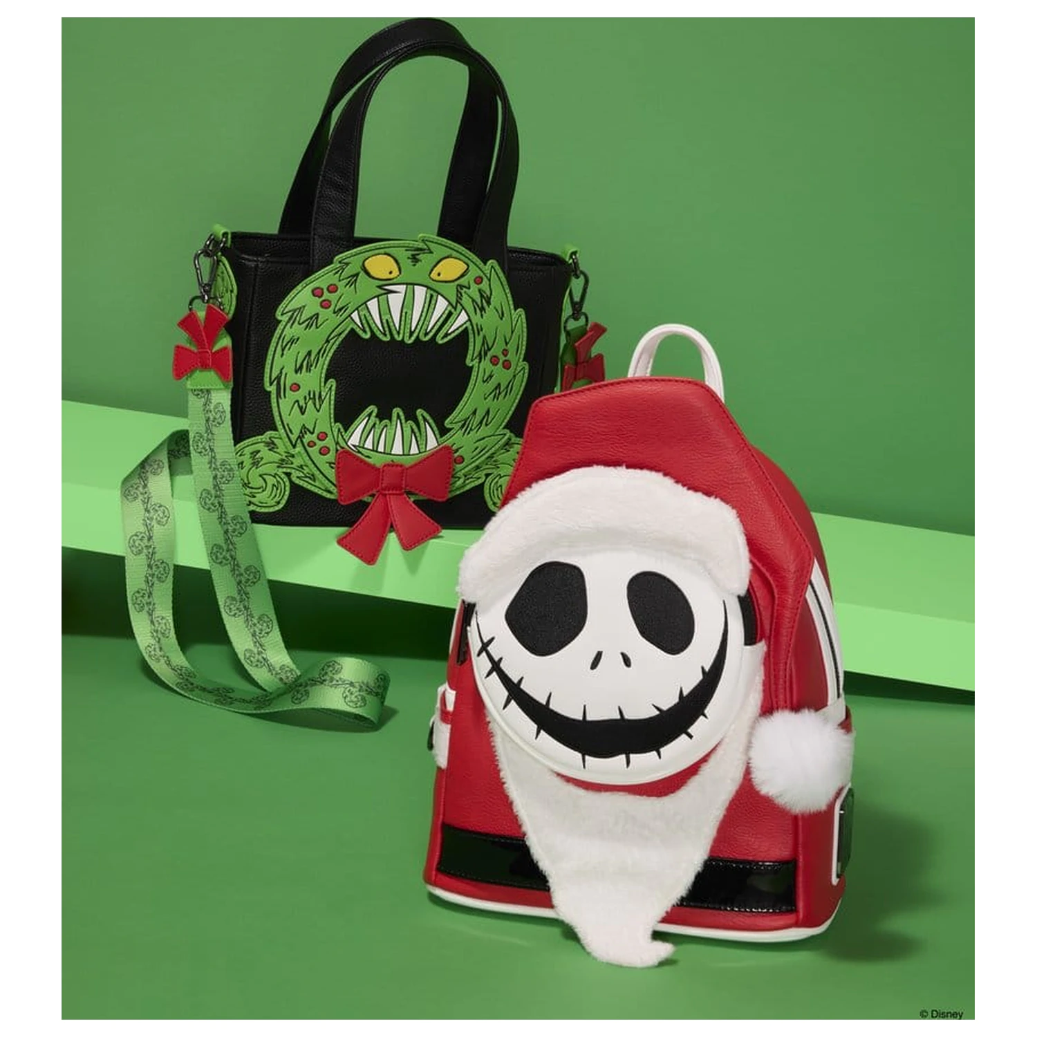 Nightmare before Christmas by Loungefly kabelka přes rameno Man-Eating Wreath fotografii produktu