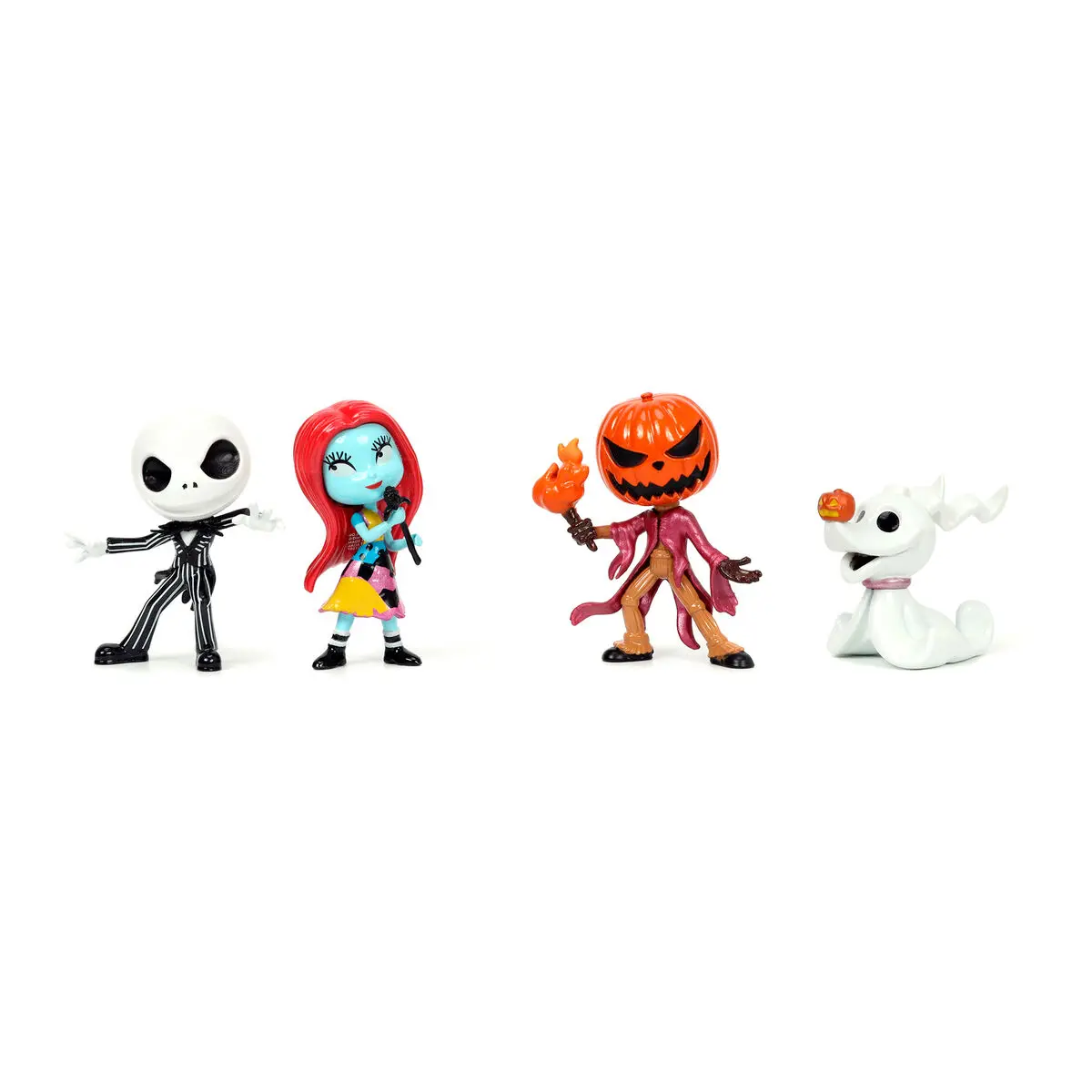 Nightmare Before Christmas set 4 figurek kov 7cm fotografii produktu