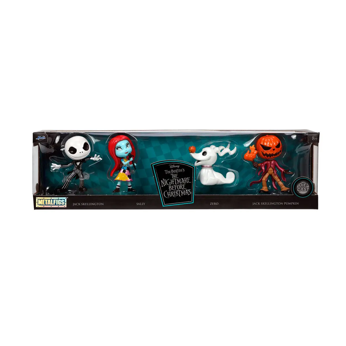 Nightmare Before Christmas set 4 figurek kov 7cm fotografii produktu