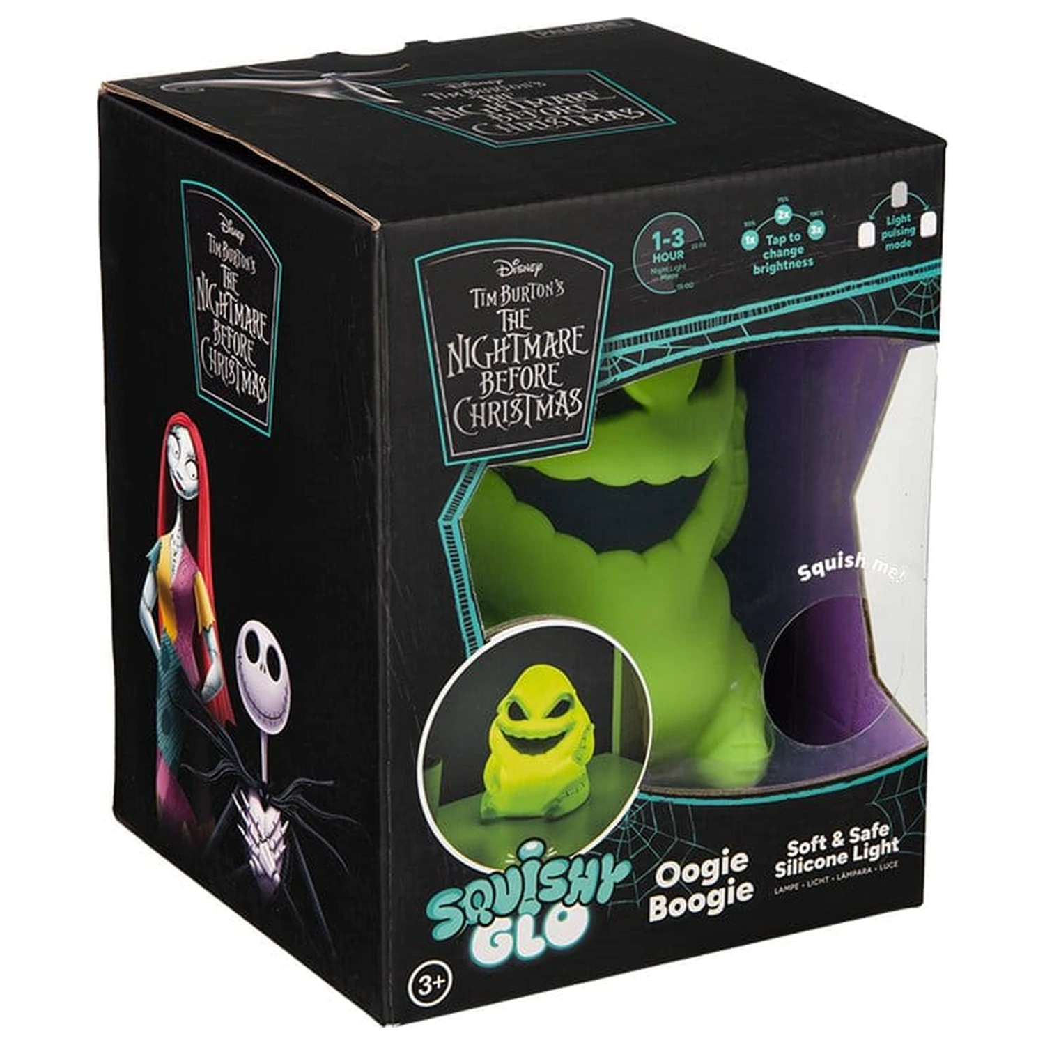 Nightmare Before Christmas SquishyGlo Silicon Light Oogie Boogie 16 cm fotografii produktu