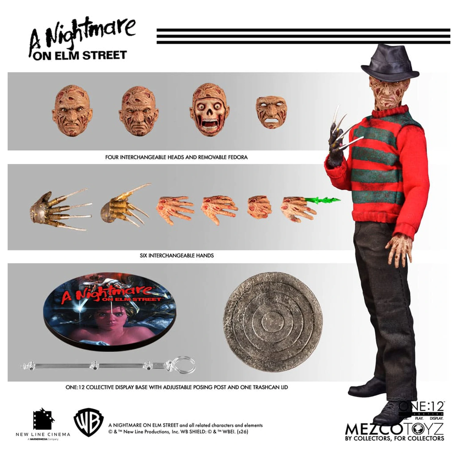 Nightmare On Elm Street Akční figurka 1/12 Freddy Krueger 17 cm fotografii produktu