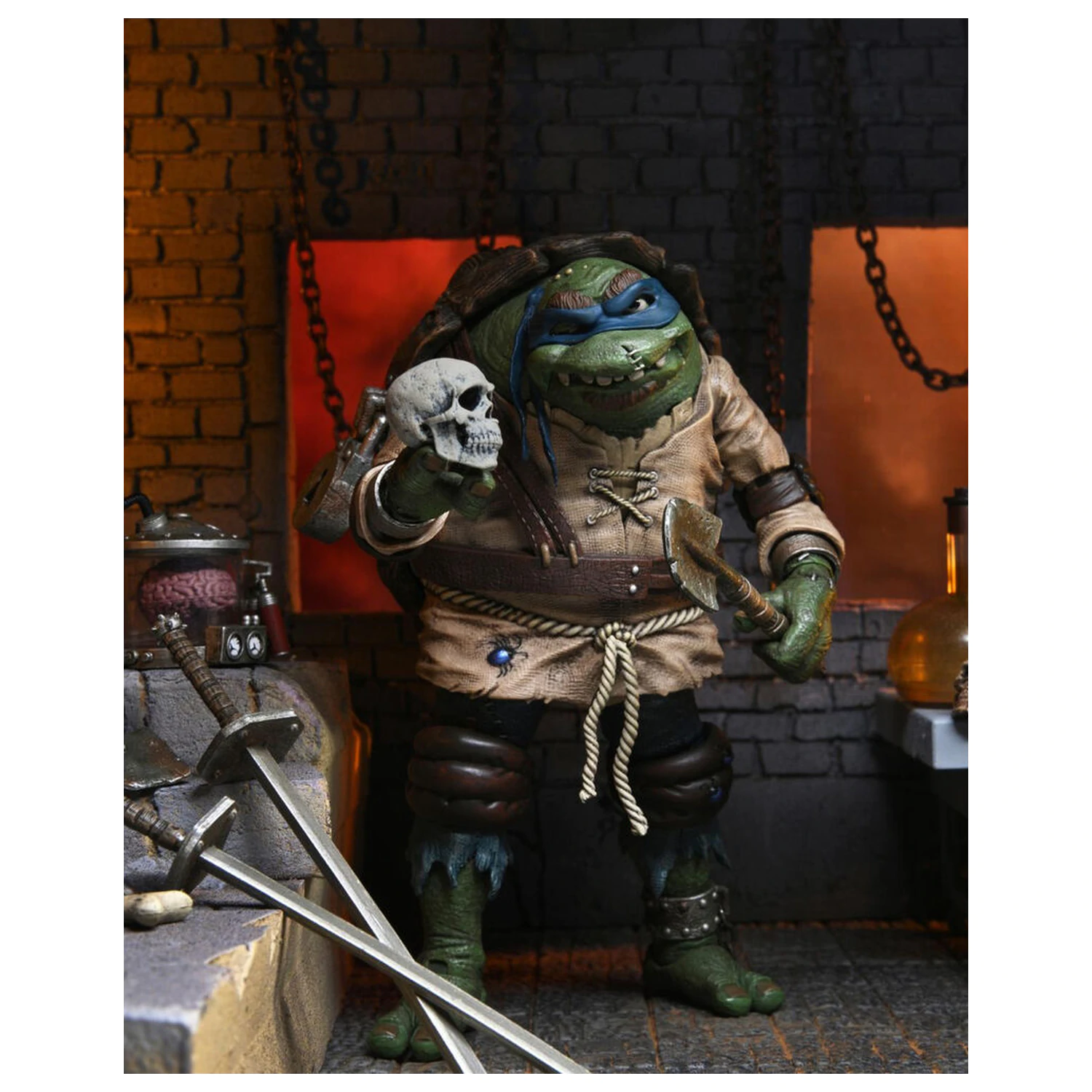 Ninja Turtles Leonardo jako Hrbáč Ultimate figurka 18 cm fotografii produktu