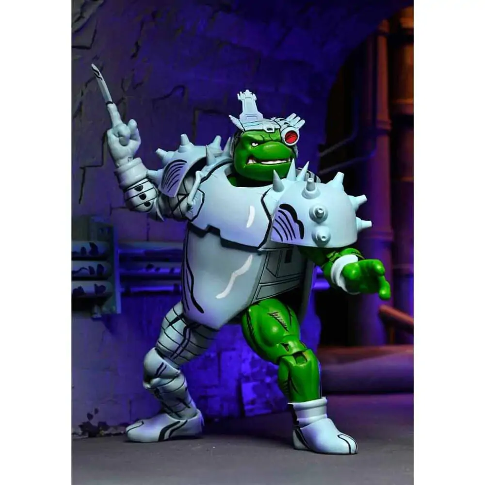 Ninja Turtles Teenage Mutant Mirage Comics Cyborg Donatello figurka 18cm fotografii produktu