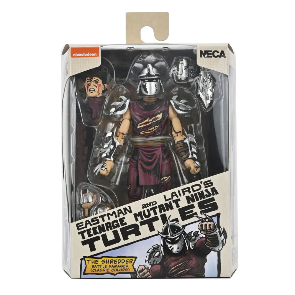 Ninja Turtles Teenage Mutant The Sheredder Battle Damaged figurka 18 cm fotografii produktu