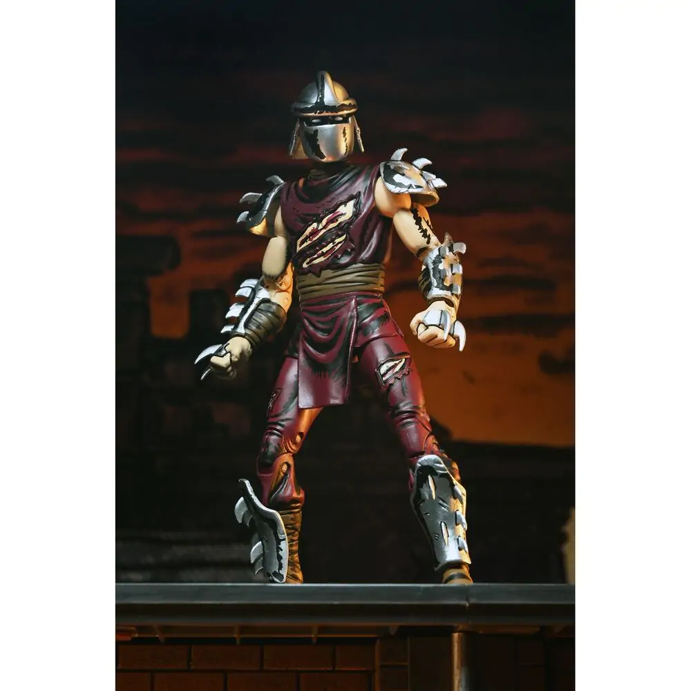 Ninja Turtles Teenage Mutant The Sheredder Battle Damaged figurka 18 cm fotografii produktu