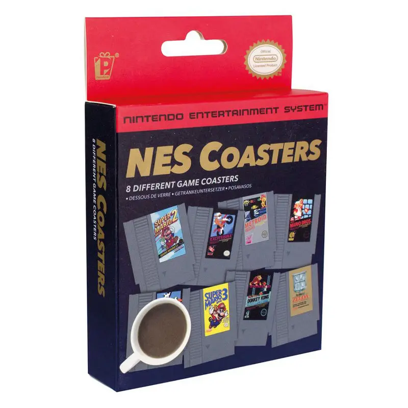 Nintendo NES podtácky cartridgí fotografii produktu