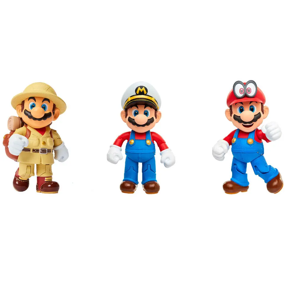 Nintendo Super Mario sada 3 figurek 10 cm fotografii produktu