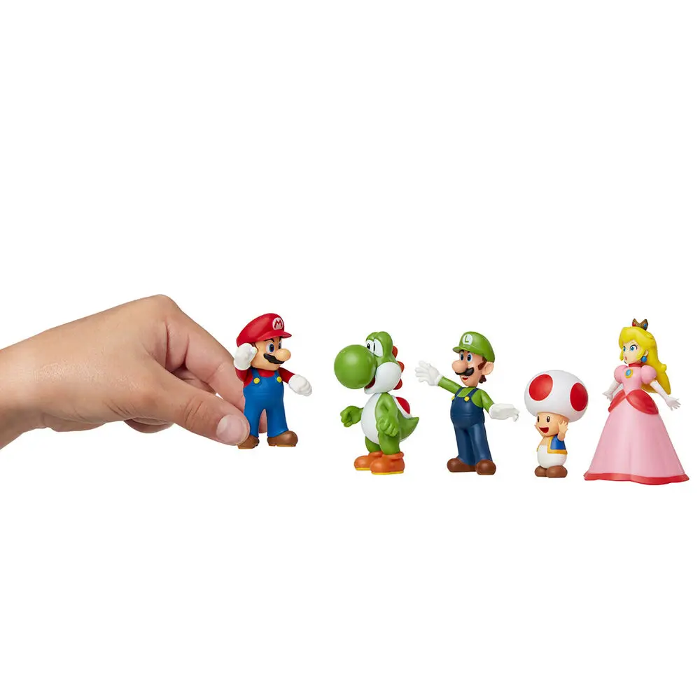 World of Nintendo Super Mario & Friends figurky 5-dílná krabička exkluzivní sada fotografii produktu