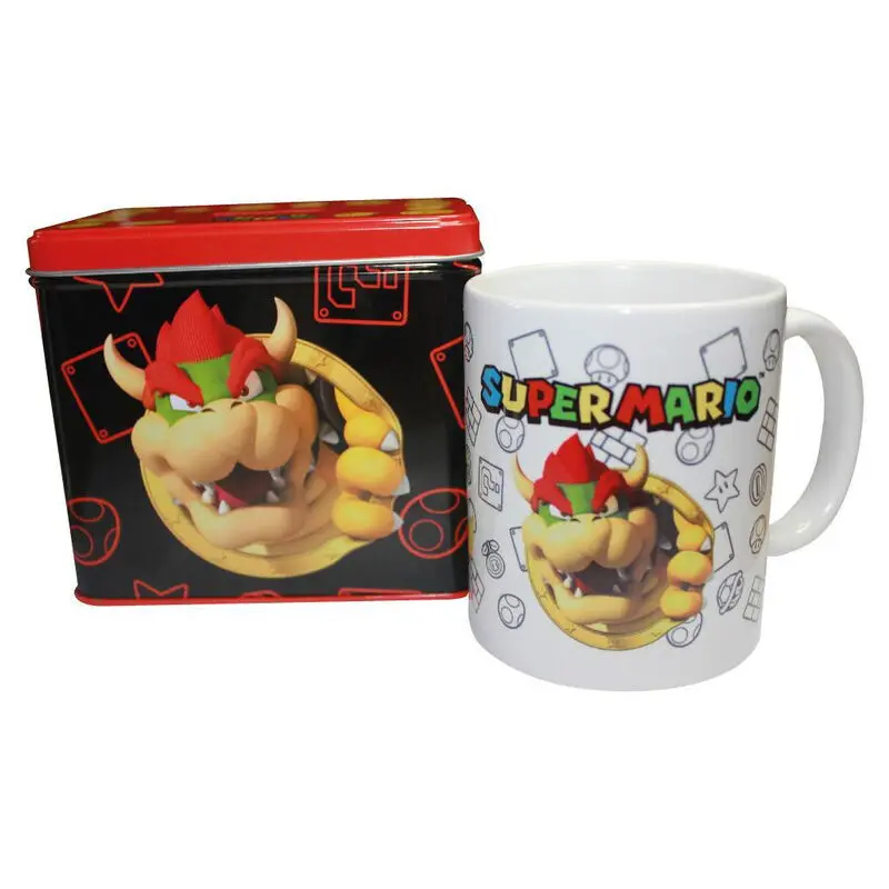 Nintendo Super Mario Bros hrnek Bowser + sada pokladnička fotografii produktu