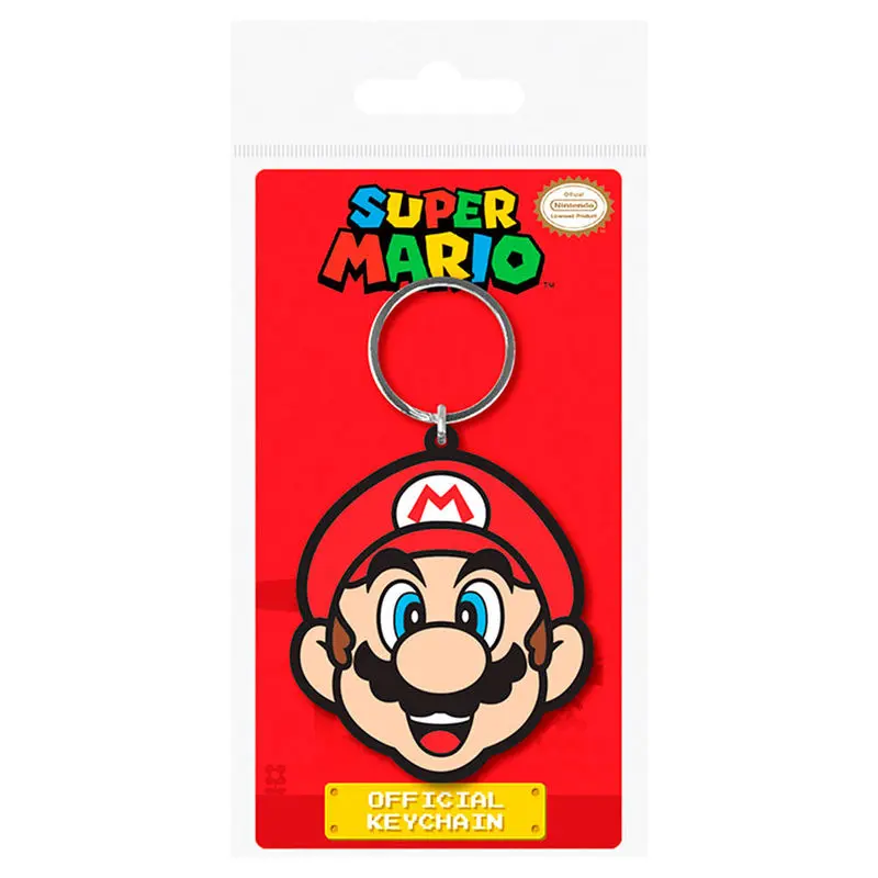 Super Mario gumová klíčenka Mario 6 cm fotografii produktu