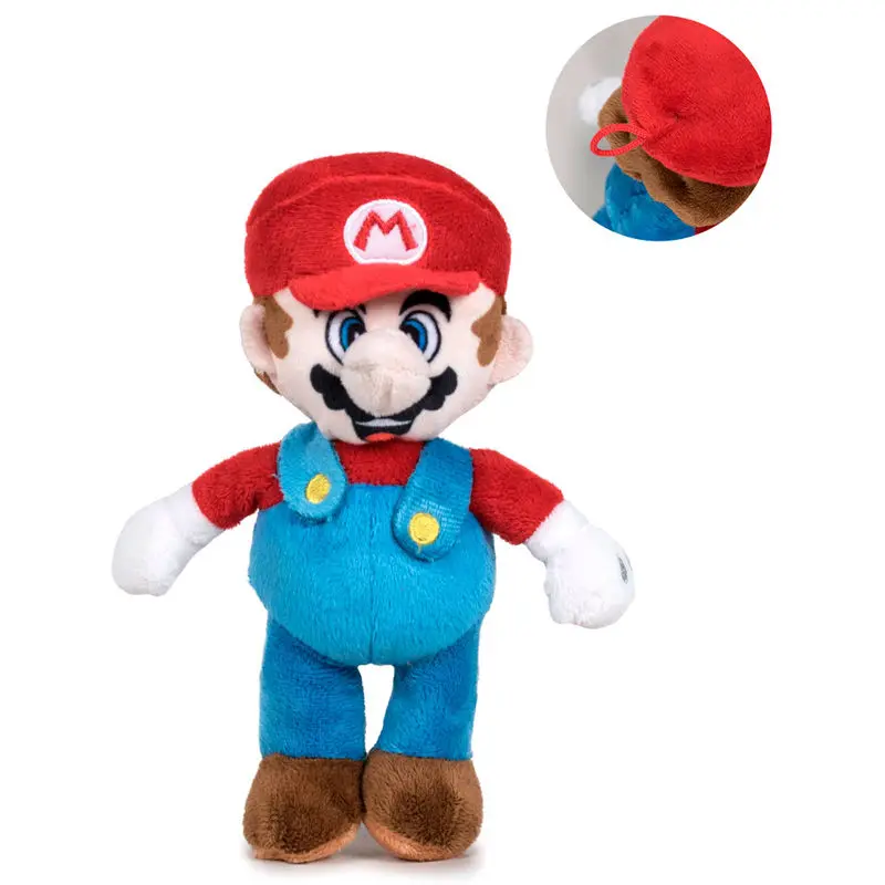 Nintendo Super Mario Bros Mario měkká plyšová hračka 18 cm fotografii produktu