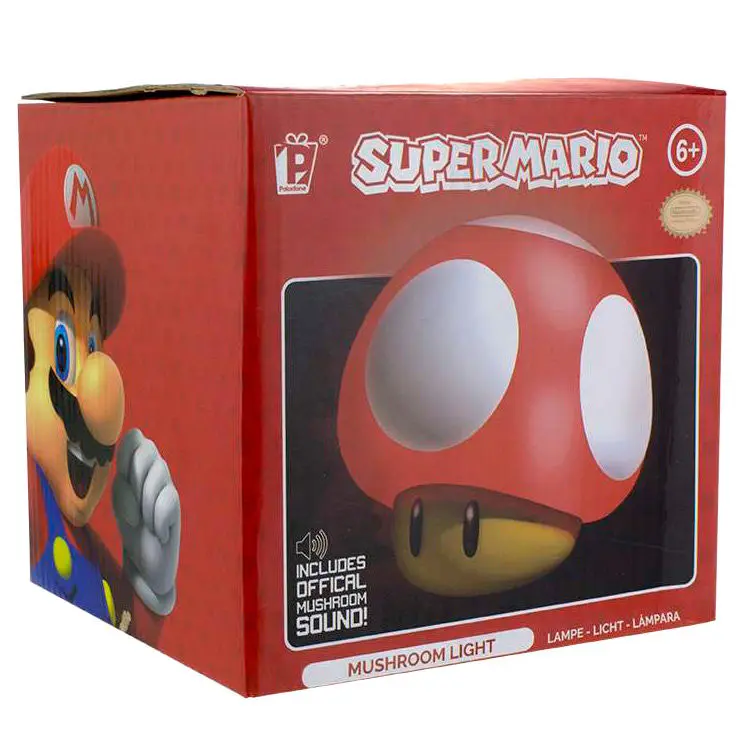 Super Mario Mini svítící Mushroom se zvukem 12 cm fotografii produktu