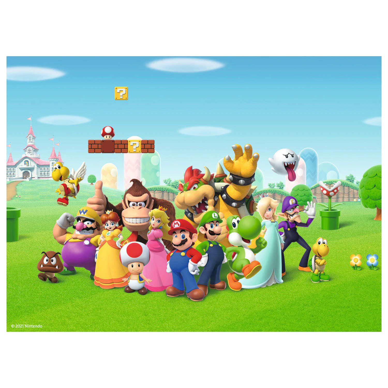 Nintendo Super Mario Bros XXL puzzle 200 dílků fotografii produktu