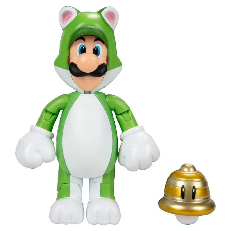 Nintendo Super Mario kočičí Luigi figurka 10 cm fotografii produktu