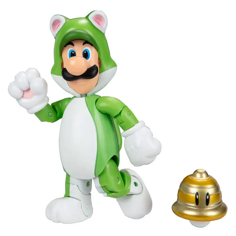 Nintendo Super Mario kočičí Luigi figurka 10 cm fotografii produktu