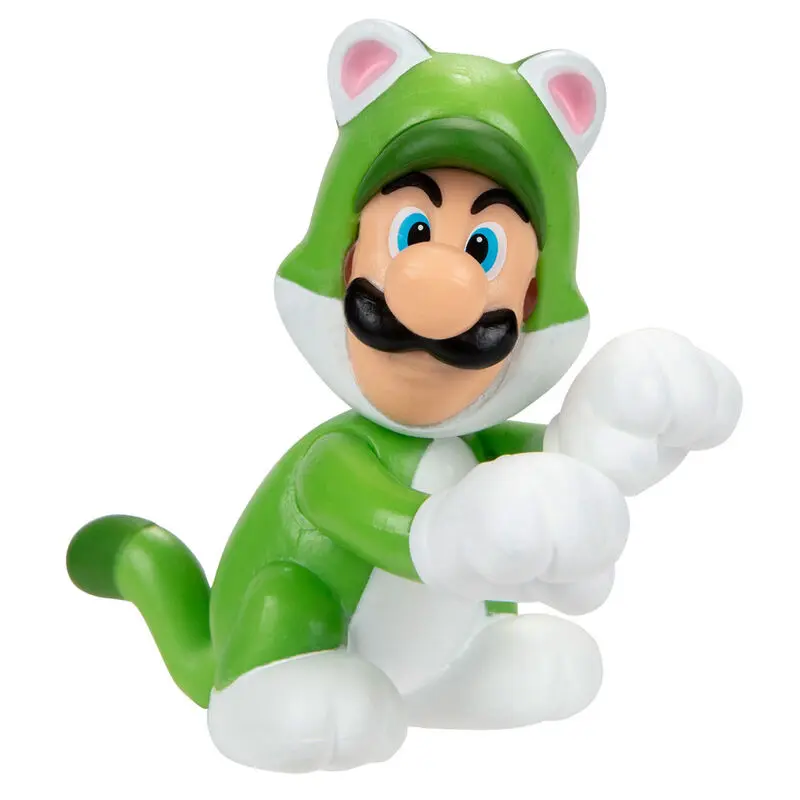 Nintendo Super Mario figurka Cat Luigi 6,5 cm fotografii produktu