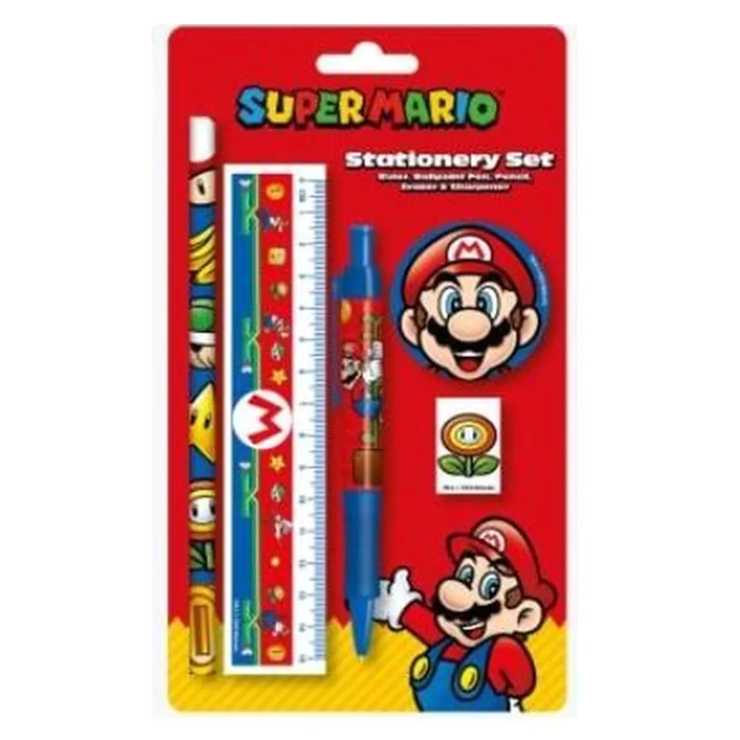 Nintendo Super Mario Sada papírnických potřeb fotografii produktu