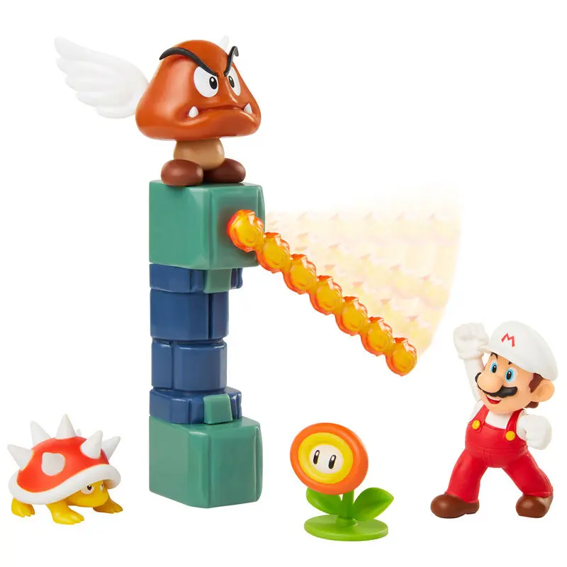 Nintendo Super Mario Diorama set Hrad z lávy fotografii produktu