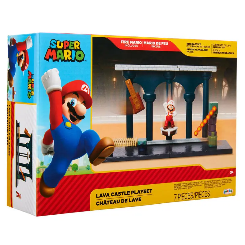 Nintendo Super Mario Lava Castle herní set fotografii produktu