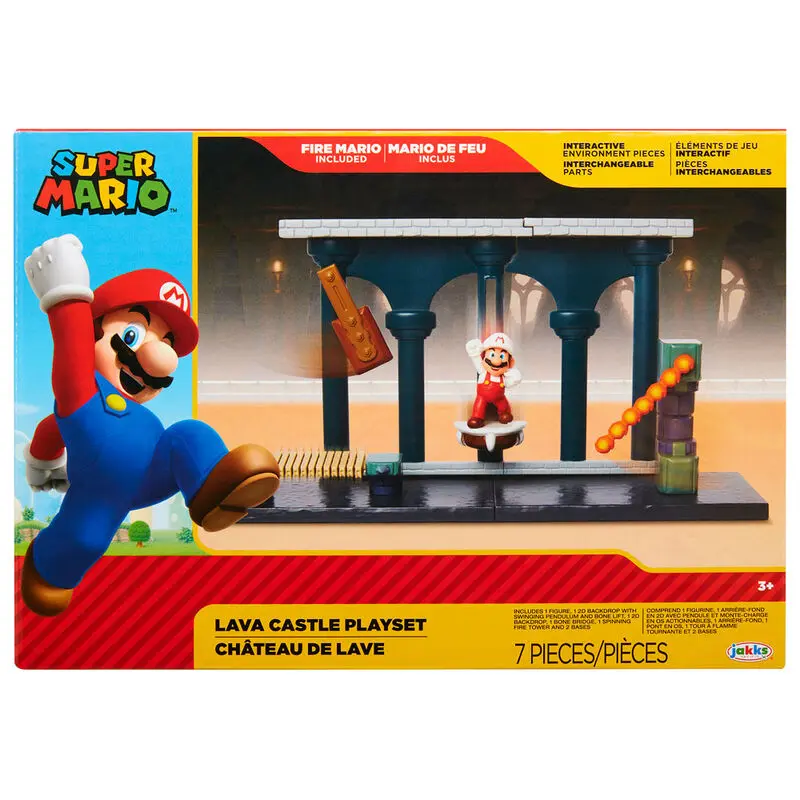 Nintendo Super Mario Lava Castle herní set fotografii produktu