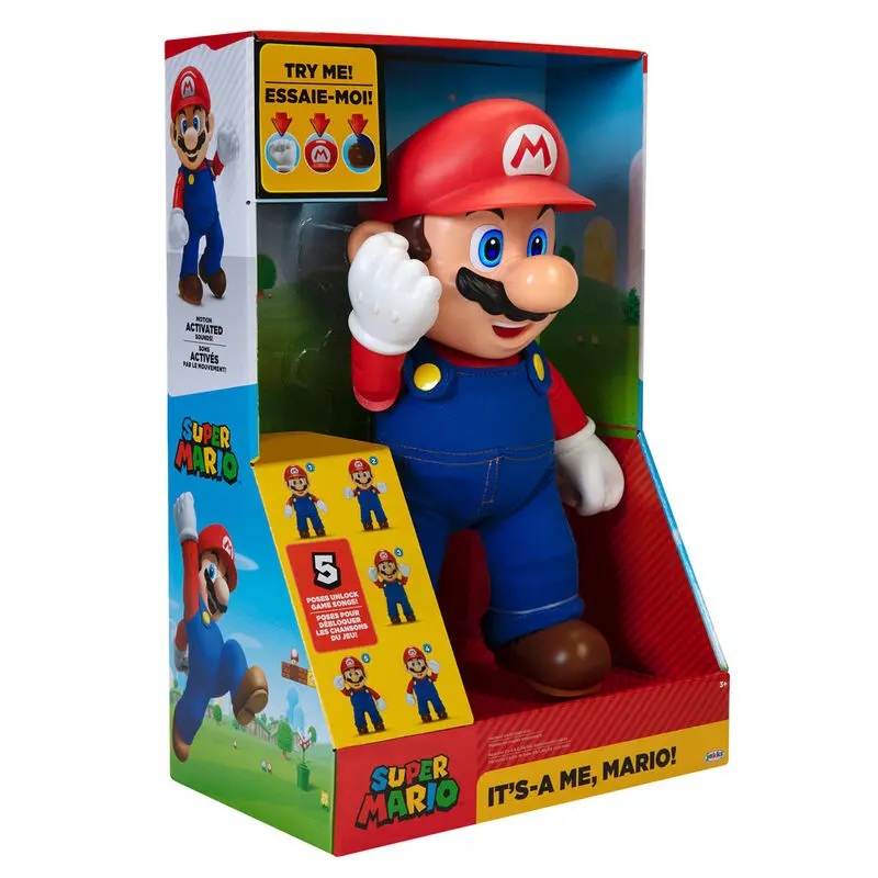 World of Nintendo Mluvící akční figurka It's-A Me! Mario 30 cm fotografii produktu