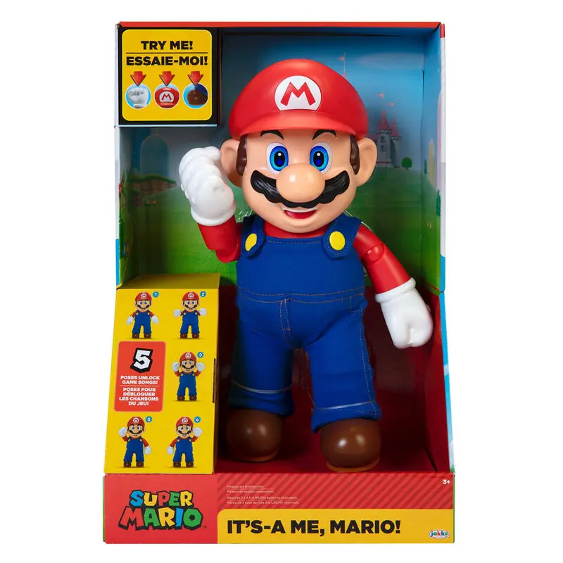 World of Nintendo Mluvící akční figurka It's-A Me! Mario 30 cm fotografii produktu