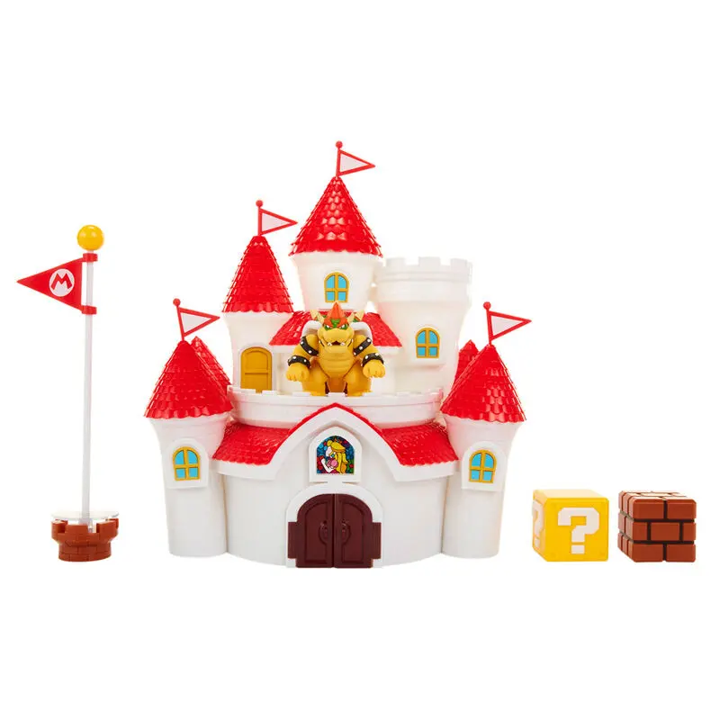 Nintendo Super Mario Hrad Houbového království playset fotografii produktu